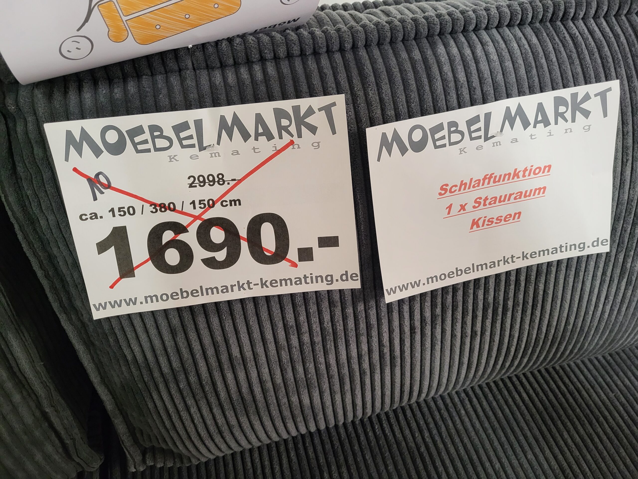 U - Couchgarnitur XXL – Bild 2