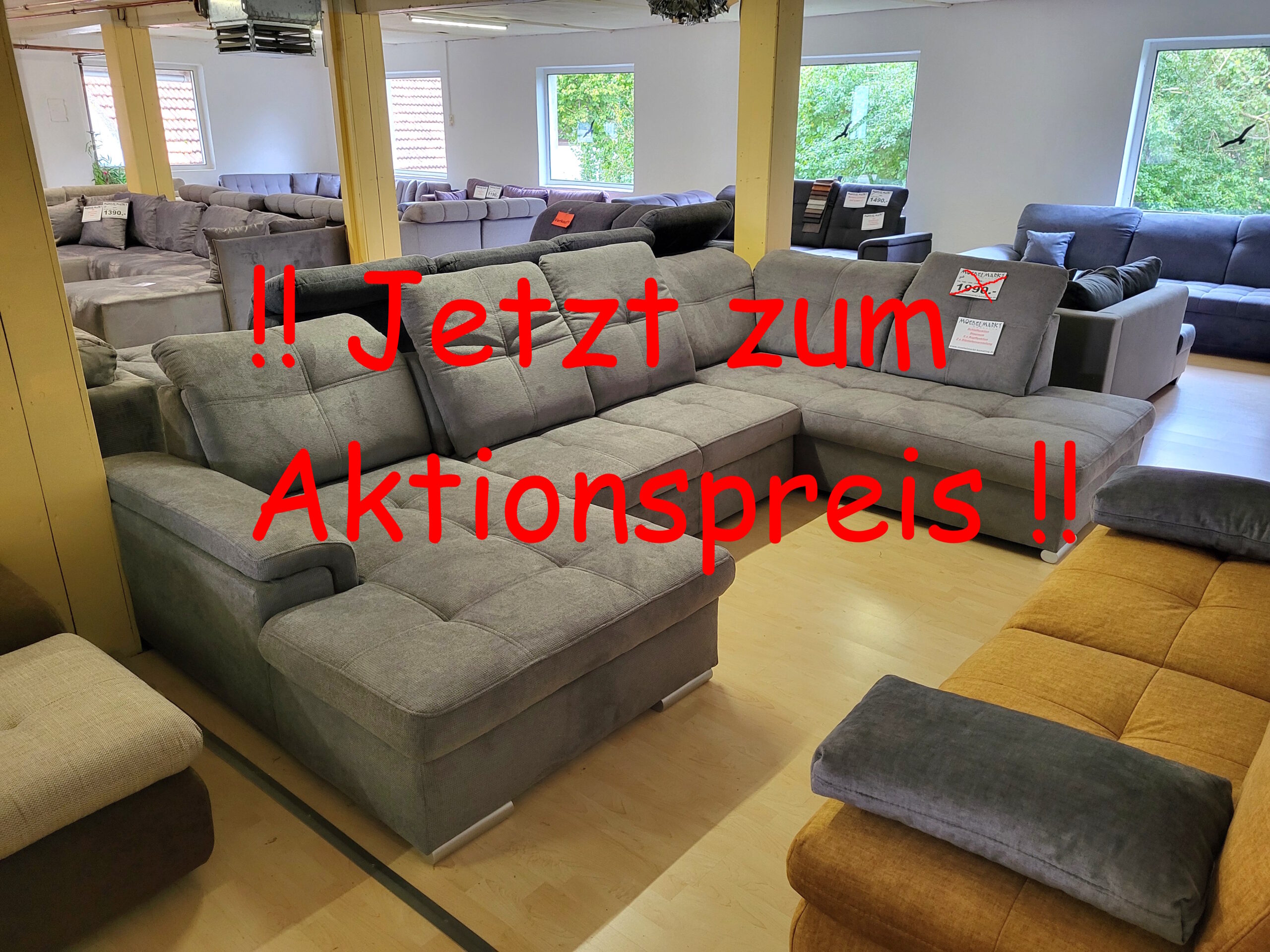 MEGA U-Couchgarnitur XXL !! AKTIONSPREIS !!