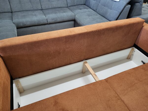 3-Sitzer inkl. Schlaffunktion und Federkern. – Bild 3