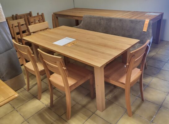 Hochwertige Massivholzmöbel, Messemuster und Retouren von Gradel