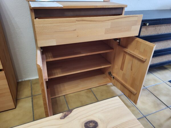 Schuhschrank in Kernbuche massiv – Bild 2
