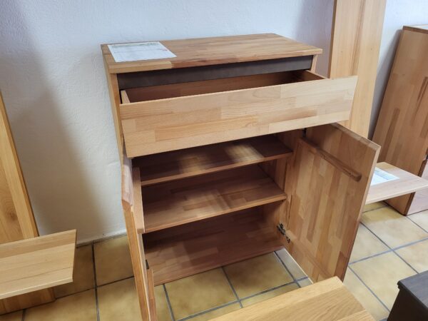 Schuhschrank Kernbuche massiv – Bild 2