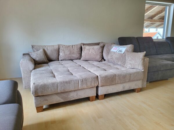 MEGA - Ecksofa mit Bonell - Federkern