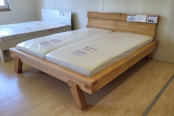 Balkenbett Fichte massiv – Bild 3