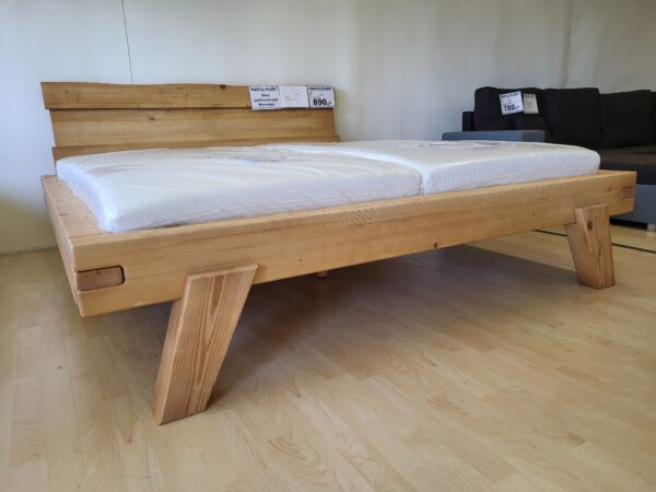 Balkenbett Fichte massiv – Bild 4