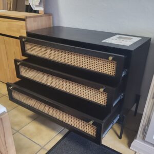 Kommode mit Wiener Geflecht