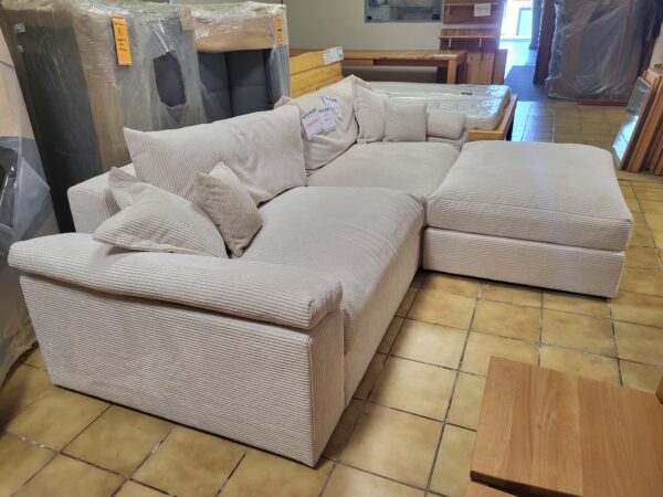 MEGA - BIG SOFA mit Hocker, inkl. Federkern – Bild 3