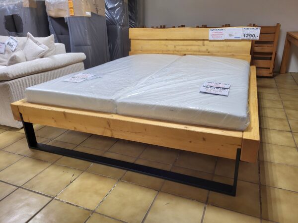 Balkenbett Fichte massiv – Bild 3