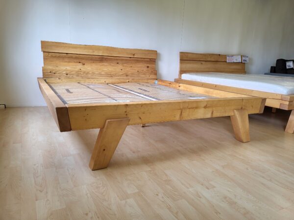 Balkenbett Fichte massiv – Bild 7