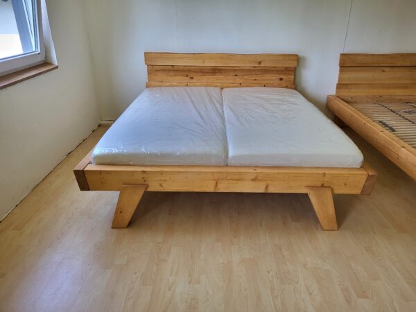 Balkenbett Fichte massiv – Bild 8