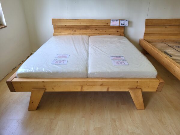 Balkenbett Fichte massiv – Bild 5