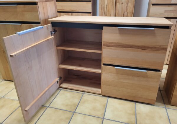 Schuhschrank Kernbuche massiv – Bild 2