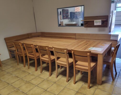 XXXL Eckbankgruppe Kernbuche massiv