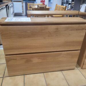 Hängeschuhschrank Eiche massiv