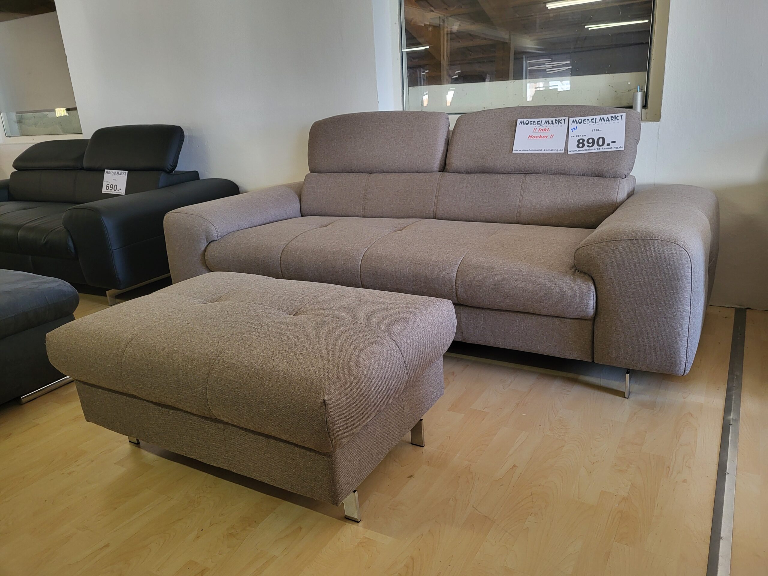 3 - Sitzer inkl. Hocker – Bild 2