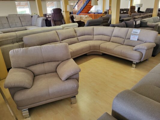 Ecksofa XXL inkl. Sessel