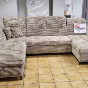 MEGA – U-Couchgarnitur XXL, Komfort – Sitzhöhe 47 cm – Bild 4