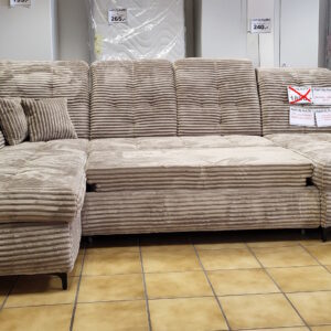 MEGA – U-Couchgarnitur XXL, Komfort – Sitzhöhe 47 cm – Bild 5