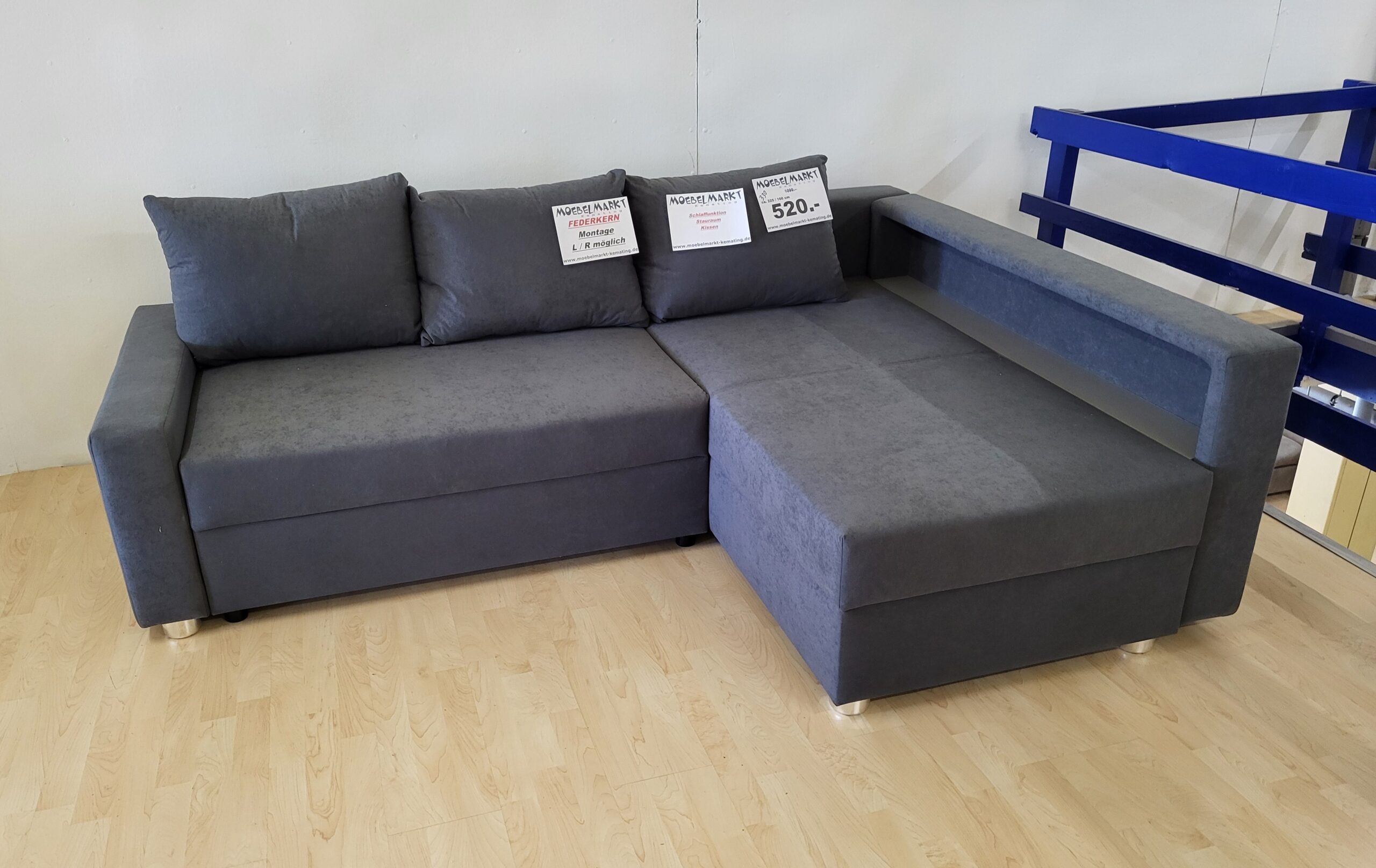 Ecksofa mit Federkern – Bild 2