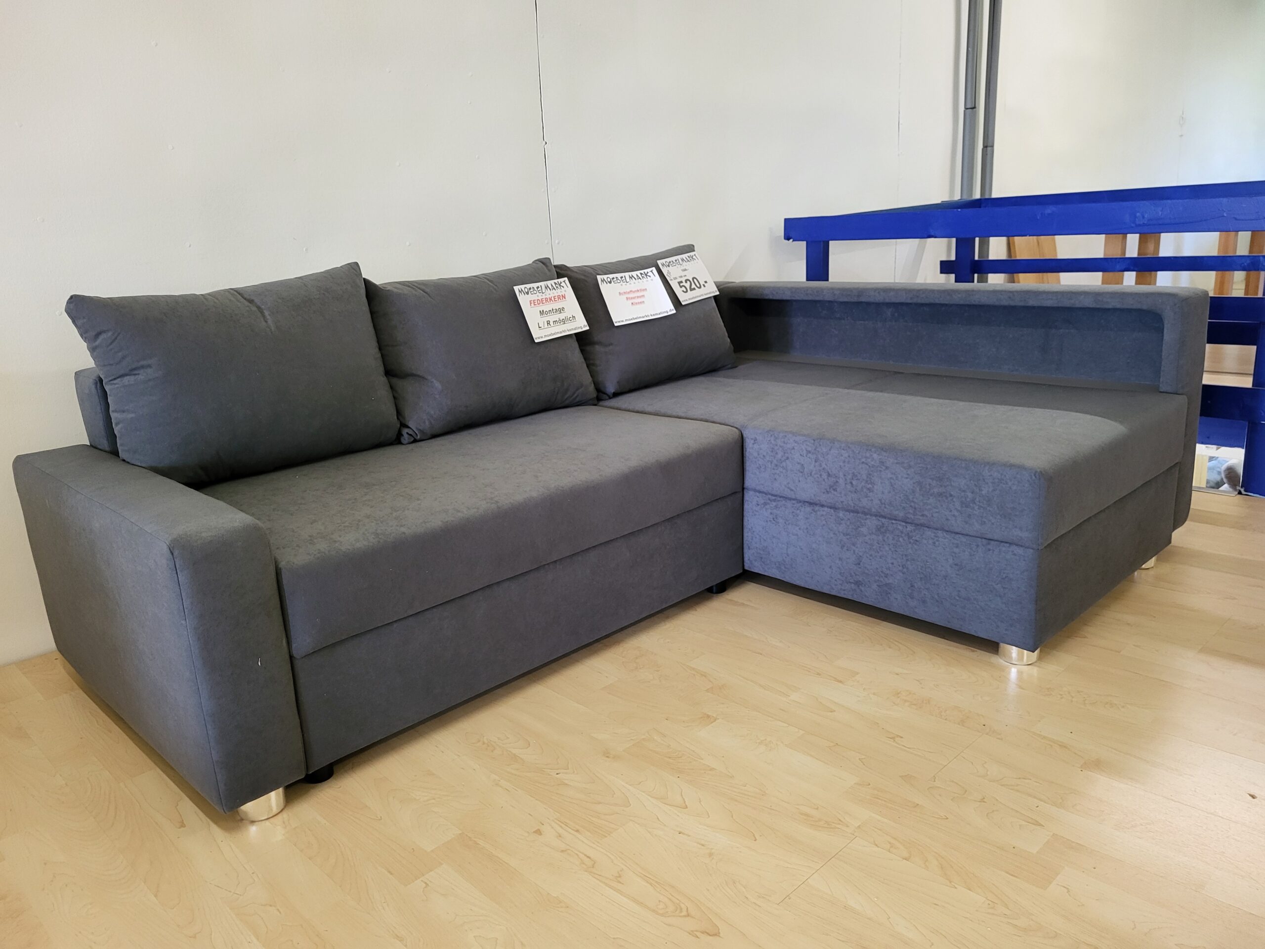 Ecksofa mit Federkern