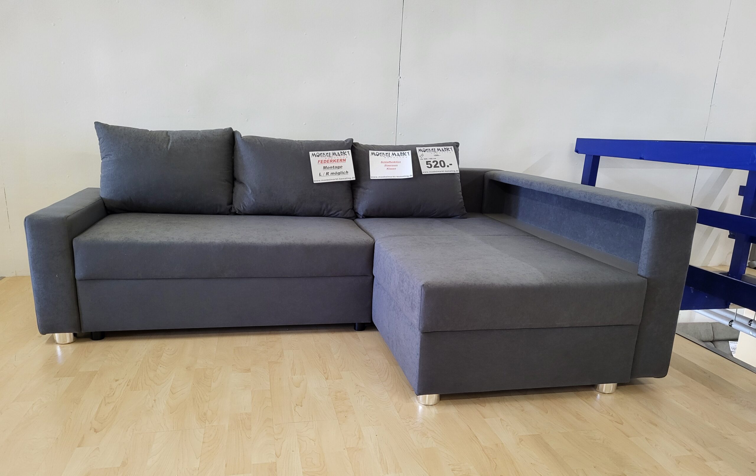 Ecksofa mit Federkern – Bild 3