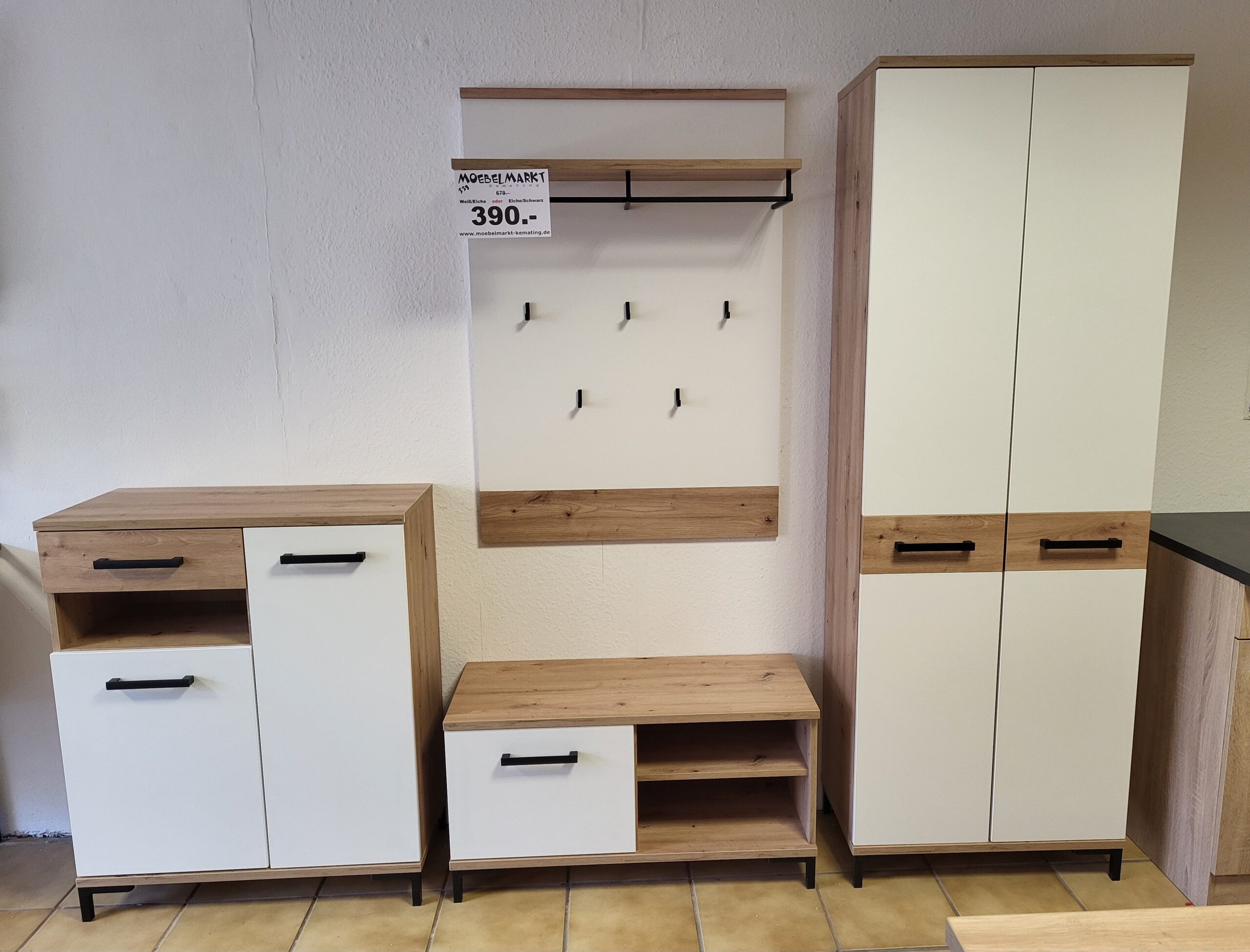 Garderobenset 4tlg.